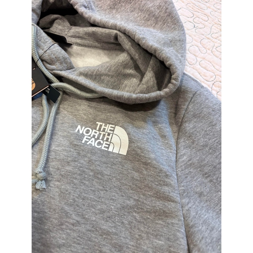 The North Face Womens Evo Throwback Hoodie Grey Heather Size XS - Picture 2 of 5
